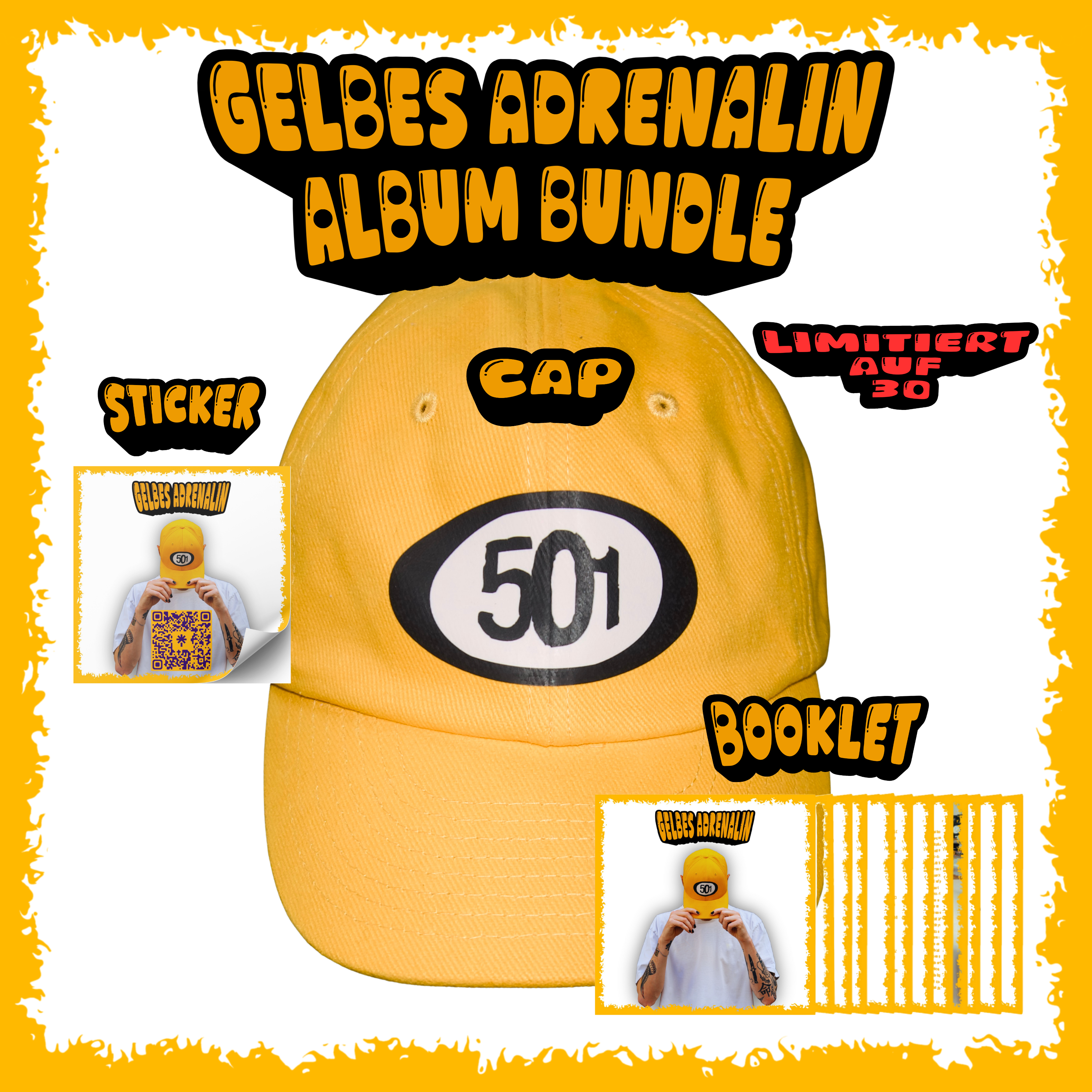 Young 501 "gelbes adrenalin" Album Bundle